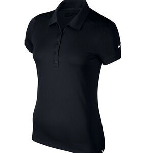 Nike Golf Women's Black Button Down Shirt Polo
